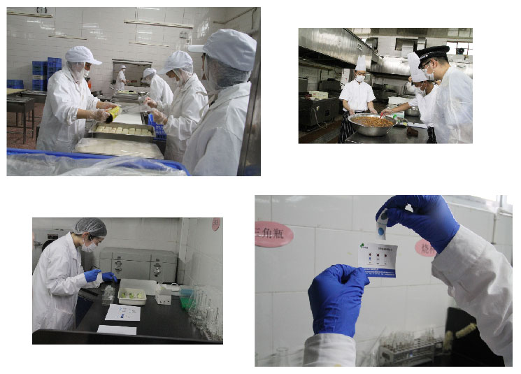 我公司作為北京市學生營養餐定點生產單位配合集中配餐單位專項檢查活動